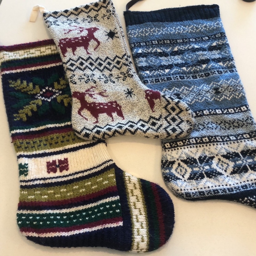 Etsy Handmade Nordic stockings